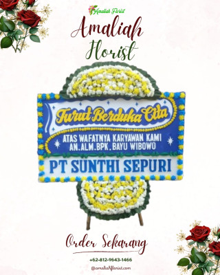 Papan Bunga Duka di Putussibau Selatan