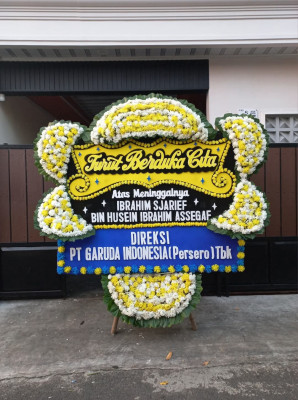 Papan Bunga Duka di Putussibau Selatan