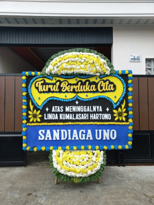 Papan Bunga Duka di Putussibau Selatan